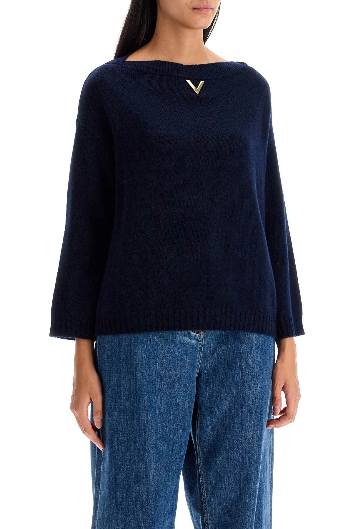Pullover ampio in cashmere